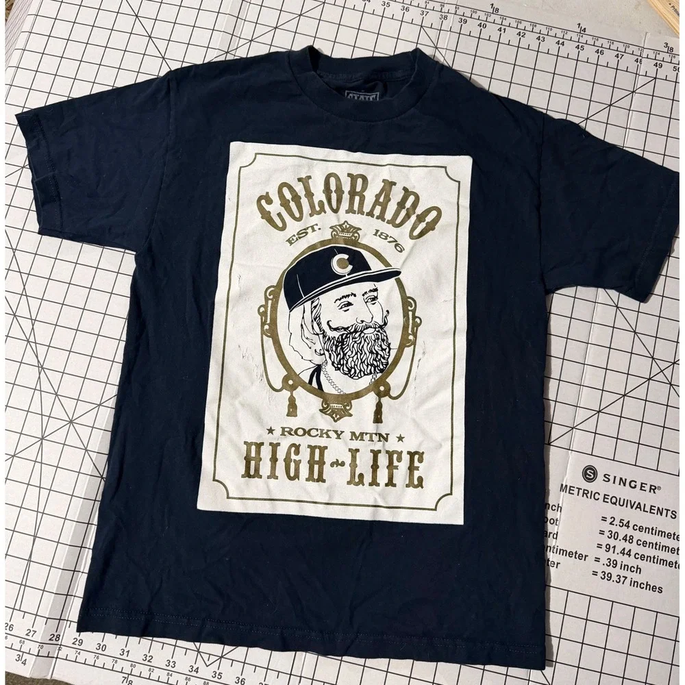 State of Mind Colorado High Life T-shirt size Medium